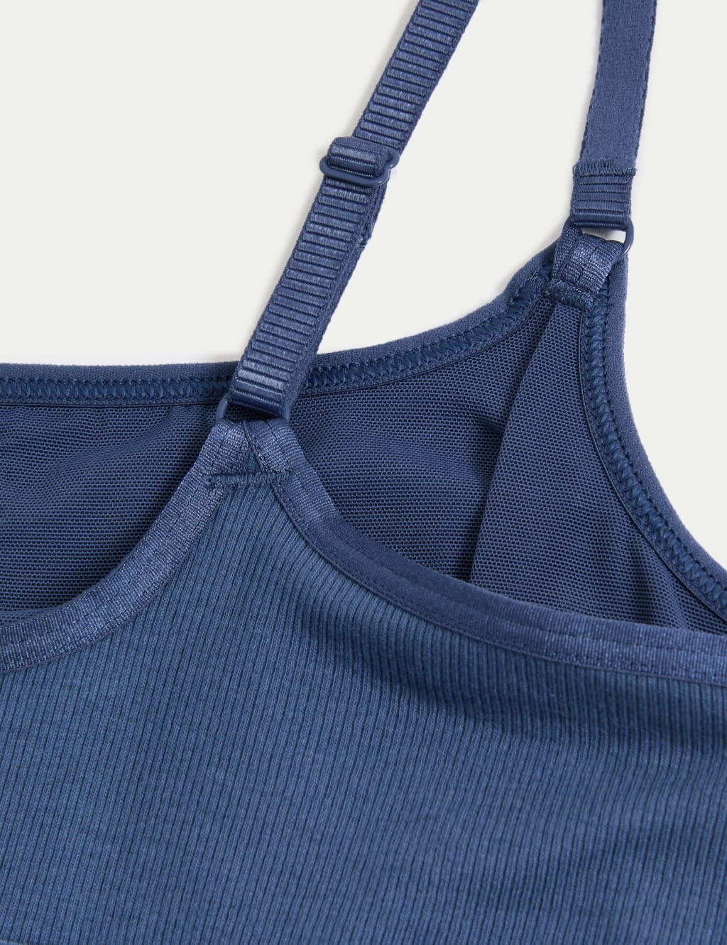 Ebba Ribbed Non Wired Crop Top A-E 7 of 7