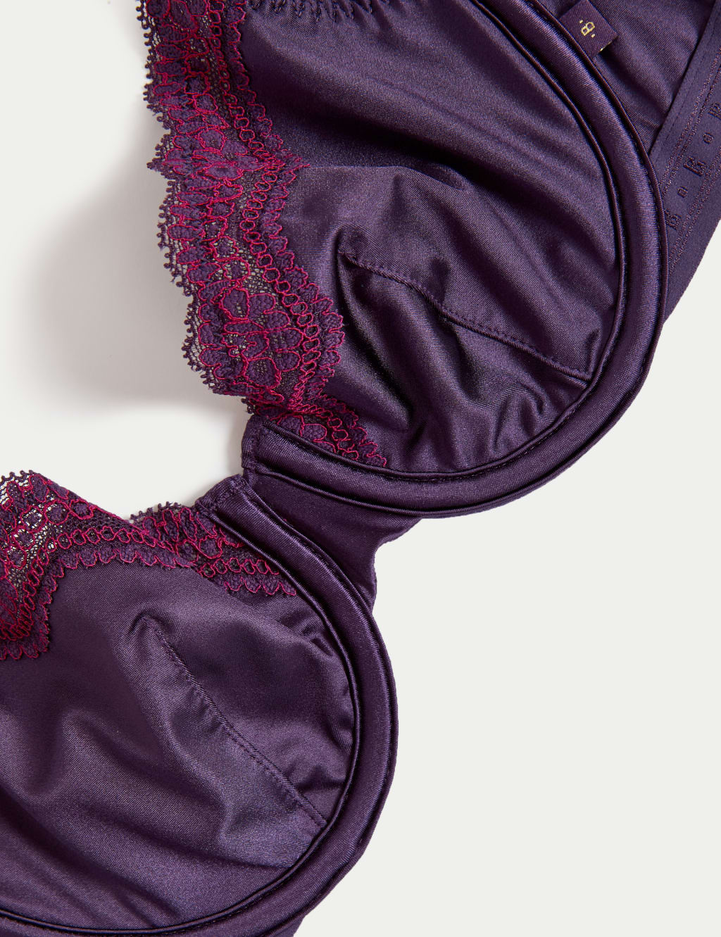 Ella Lace Trim Wired Demi Cup Bra A-E 6 of 7