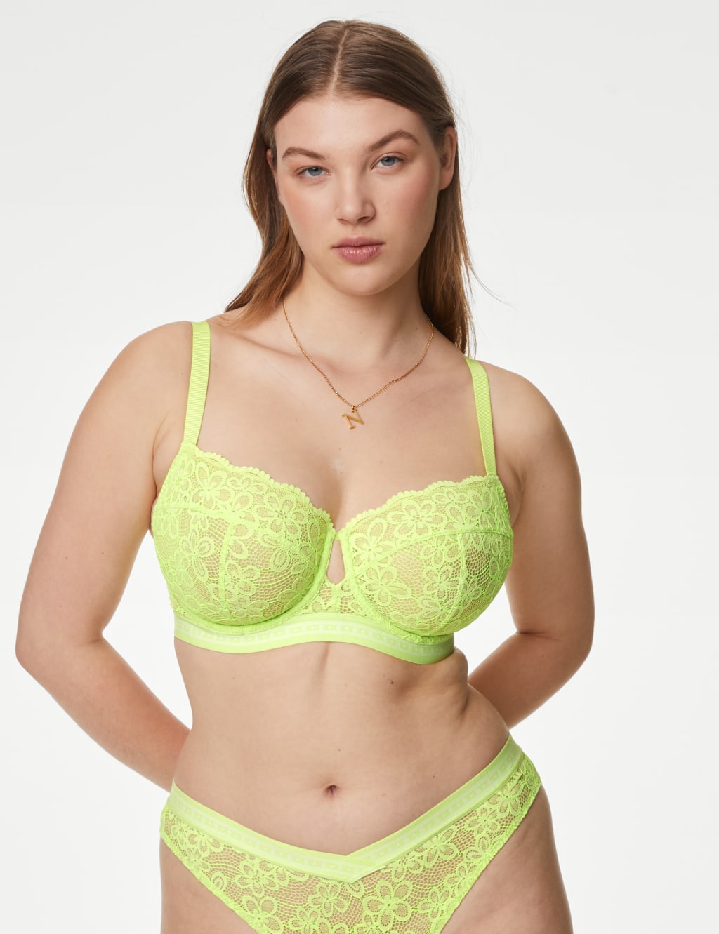 Cleo Lace Wired Balcony Bra (F-H) 3 of 7