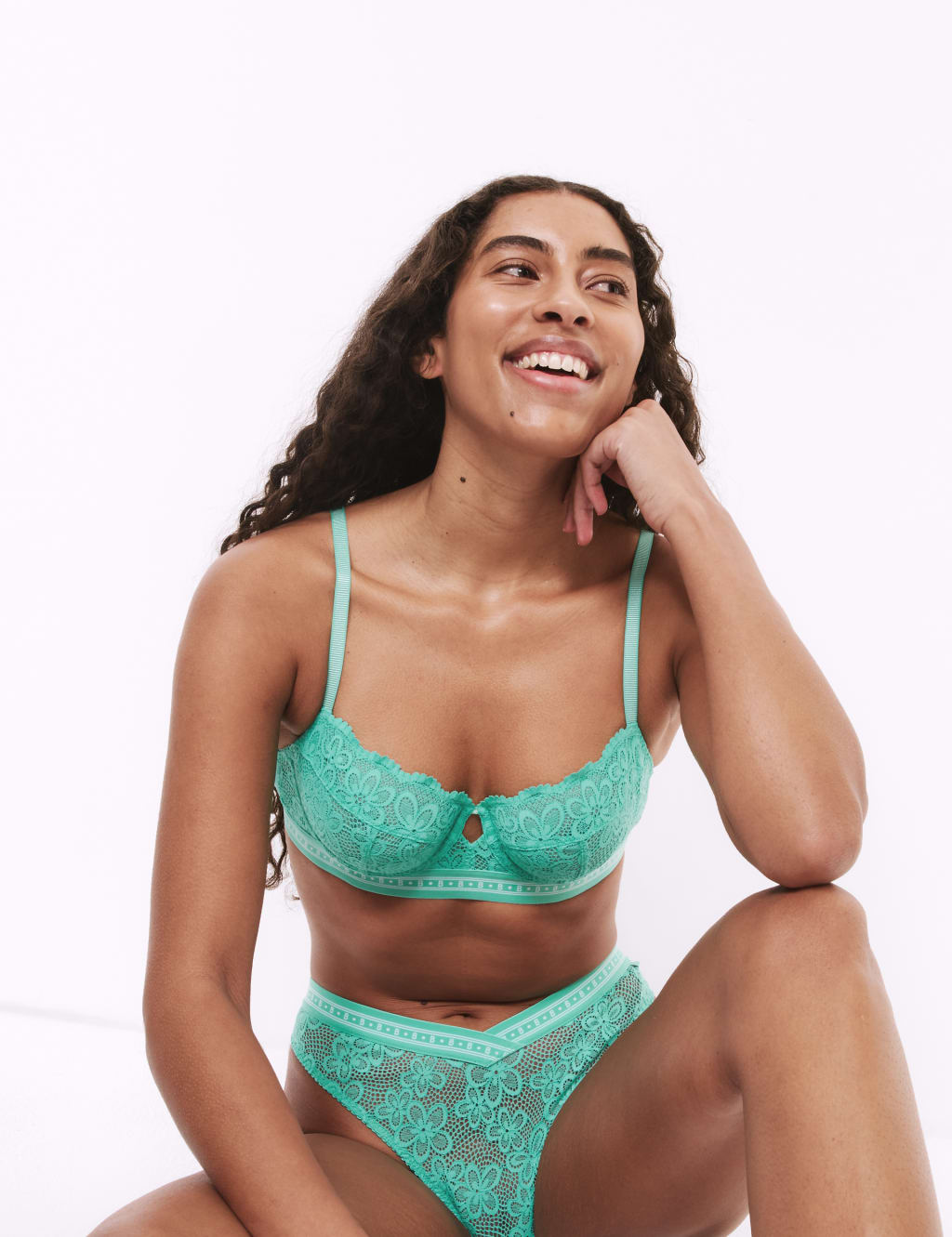 2pk Cleo Lace Miami Brazilian Knickers 4 of 7