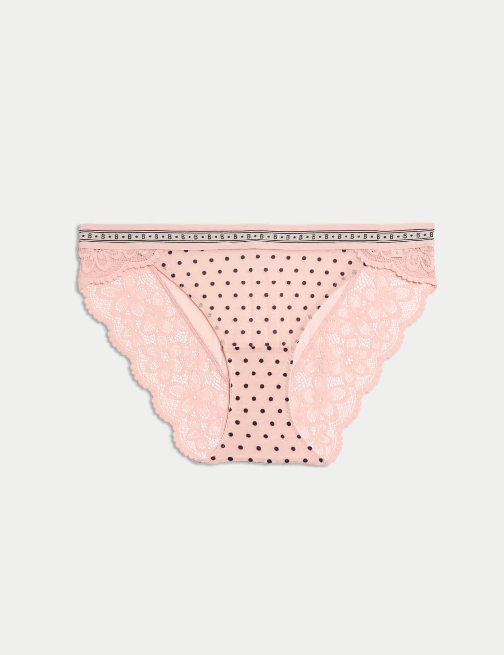 Alma Flock & Lace Bikini Knickers 2 of 5