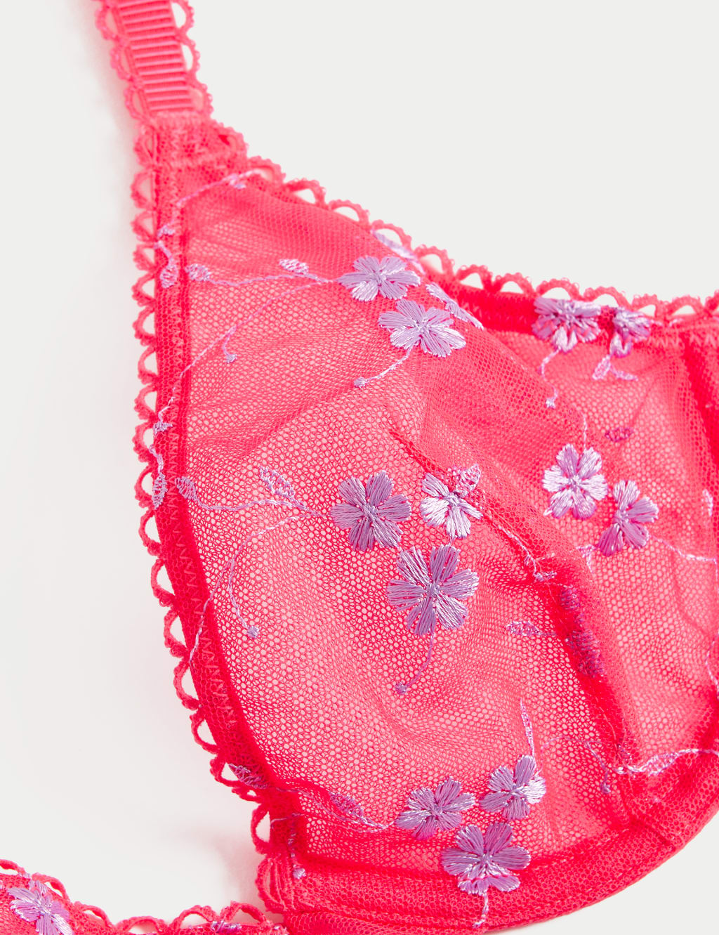 Karina Embroidery Wired Plunge Bra (A-E) 7 of 8