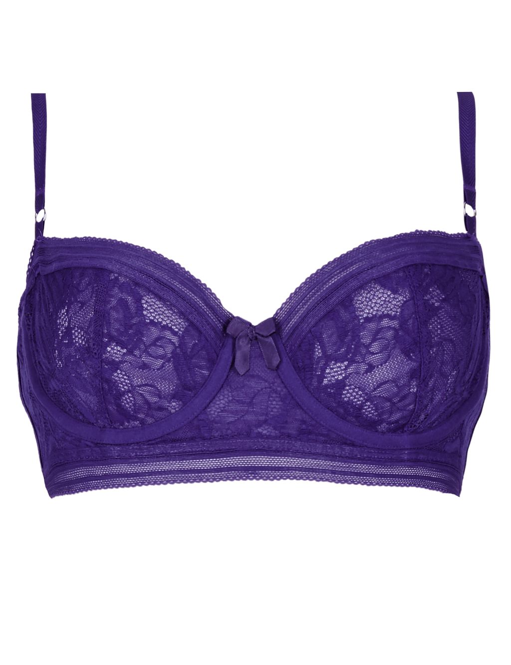 Layla Lace Non-Padded Balcony Bra A-E 2 of 4