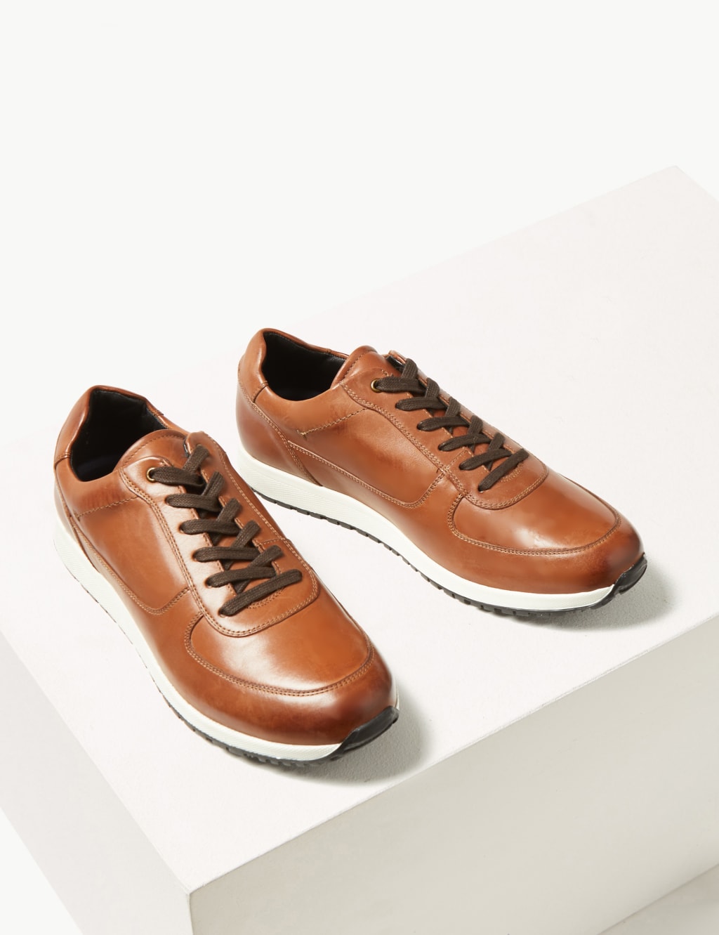 Leather Lace-up Trainers 3 of 5