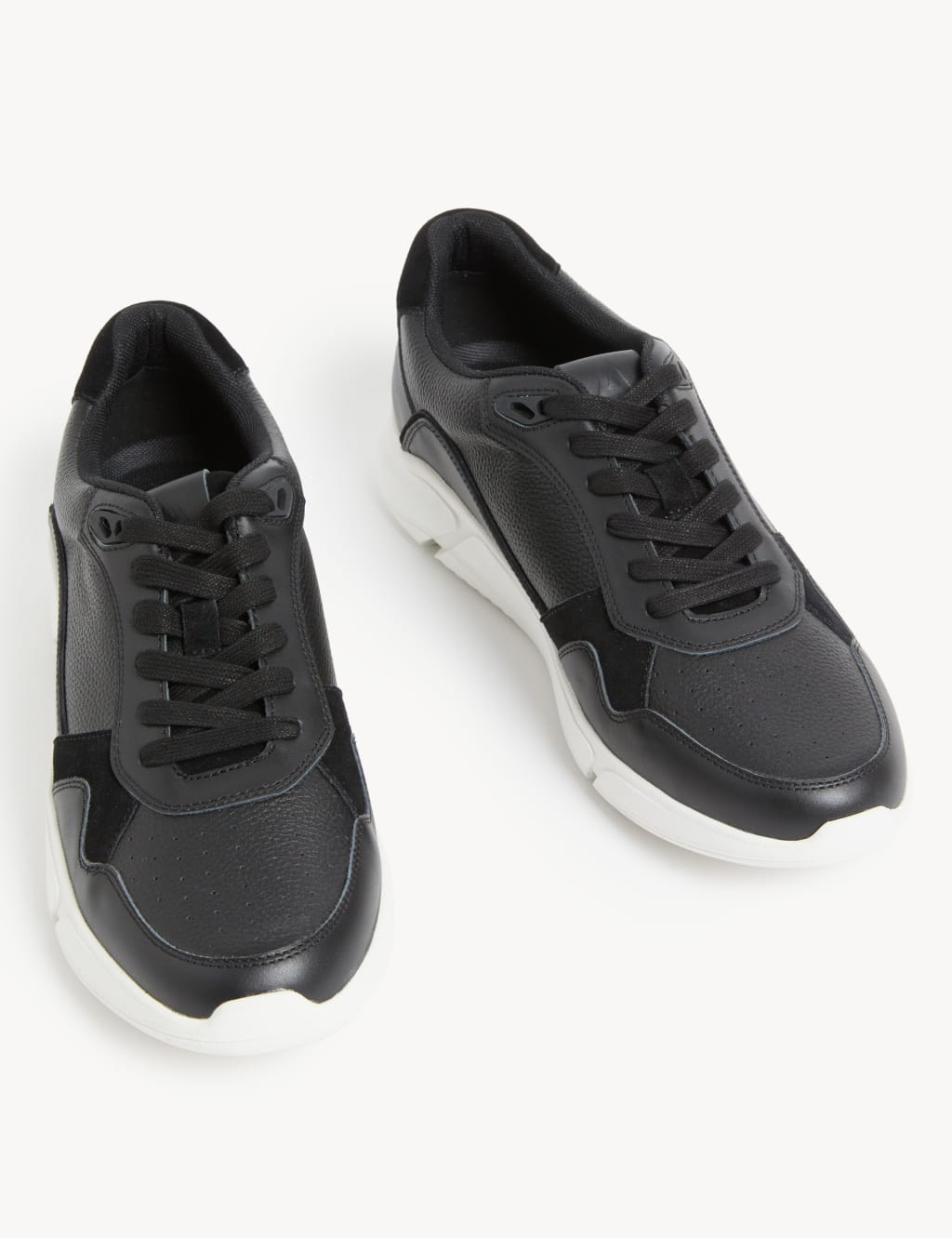 Leather Lace Up Trainers 2 of 4