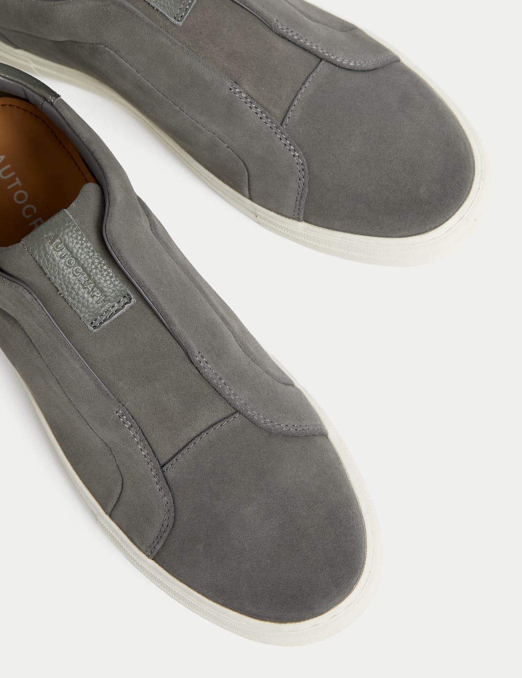 Slip on suede trainers hot sale