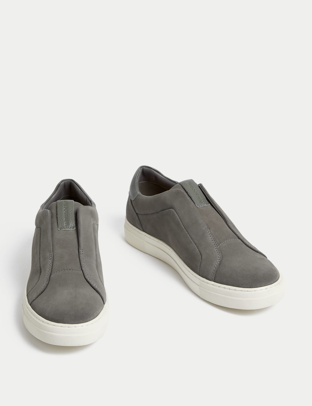 Suede Slip On Suede Trainers with Freshfeet Autograph M S