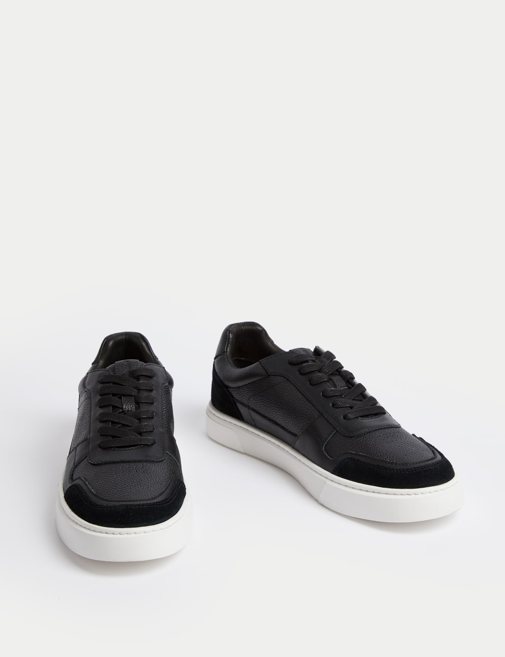 Leather Lace Up Trainers with Freshfeet™ 2 of 4