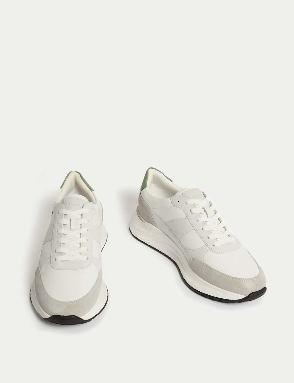 Leather Lace Up Trainers 2 of 4