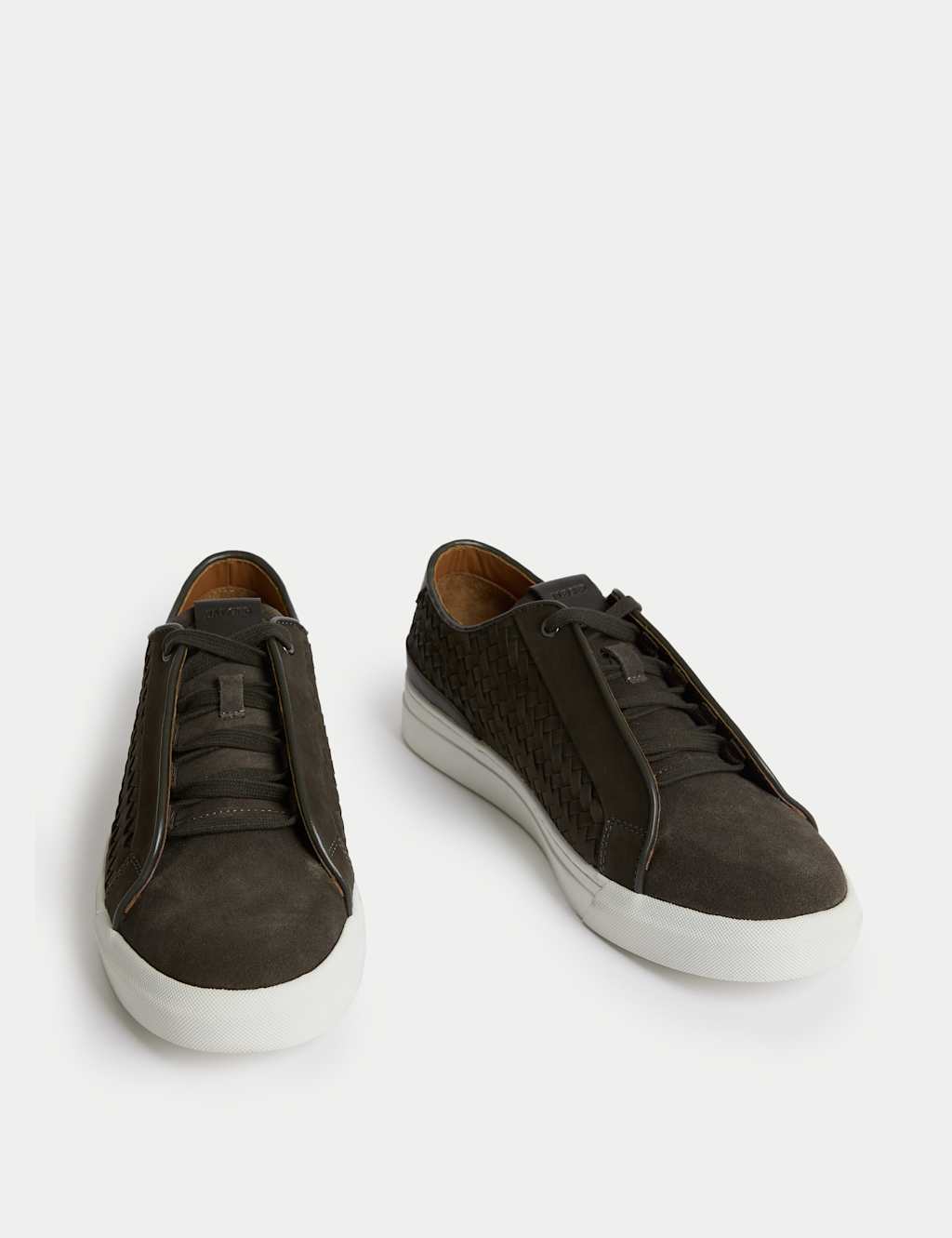 Leather Interweave Trainers 2 of 4