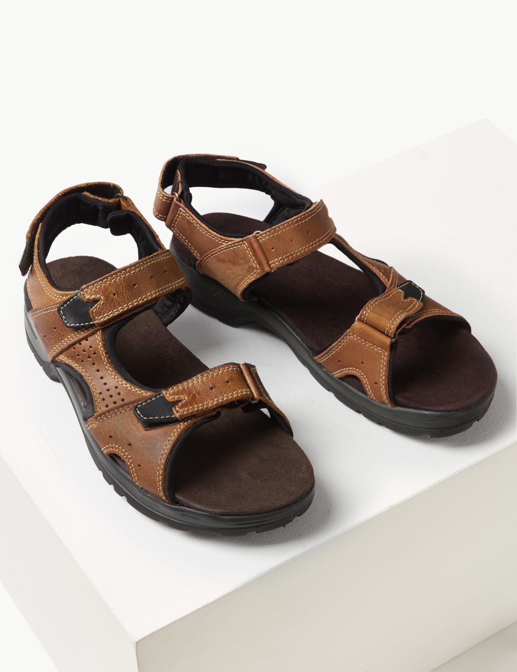 Leather Riptape Walking Sandals 3 of 6