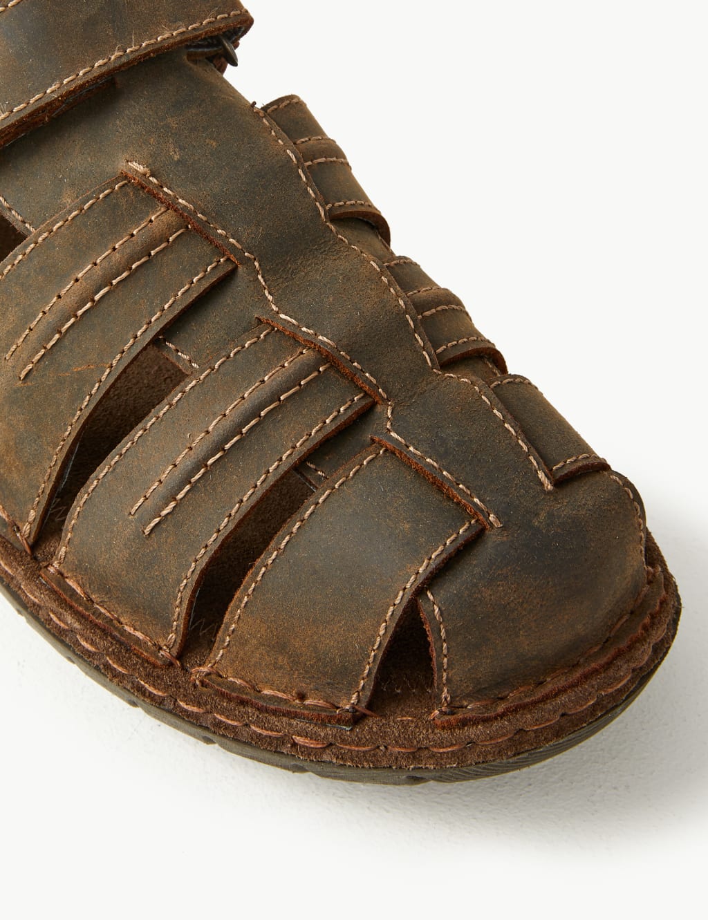 Leather Riptape Fisherman Sandals 4 of 5