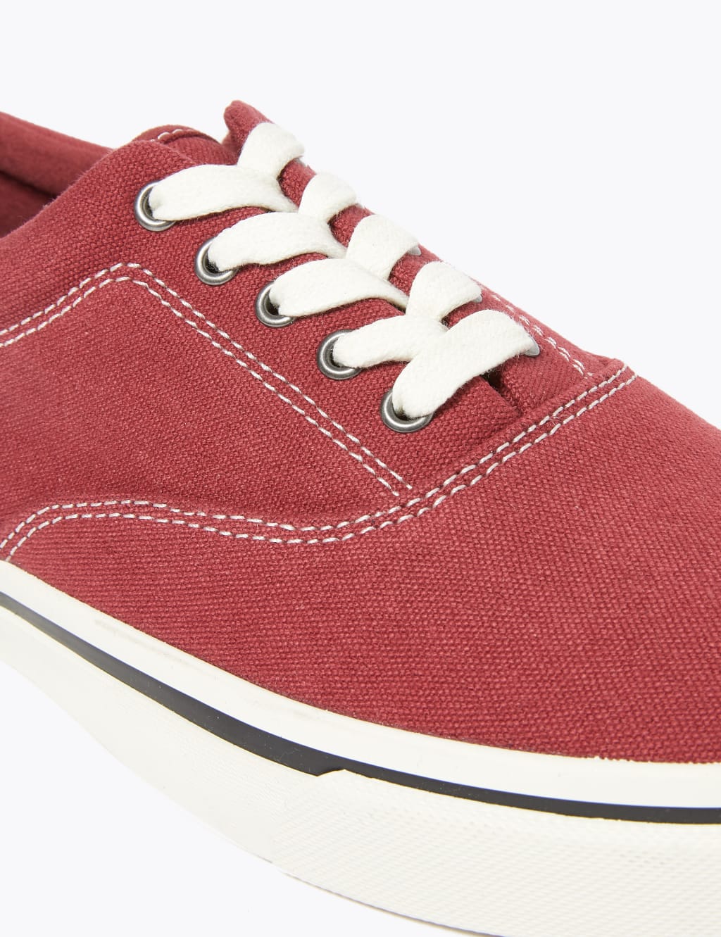 Canvas Lace Up Pumps M S Collection M S