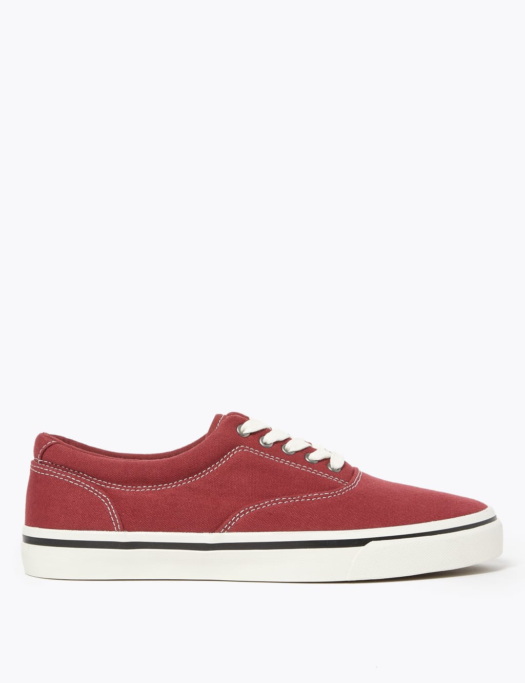 Canvas Lace Up Pumps 1 of 4