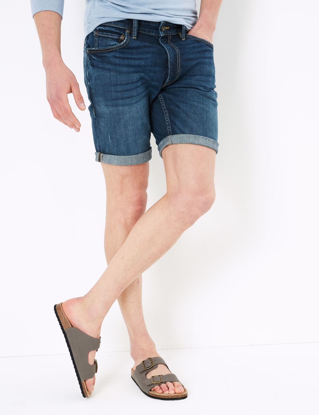 Canvas Double Buckle Sandals 1 of 5
