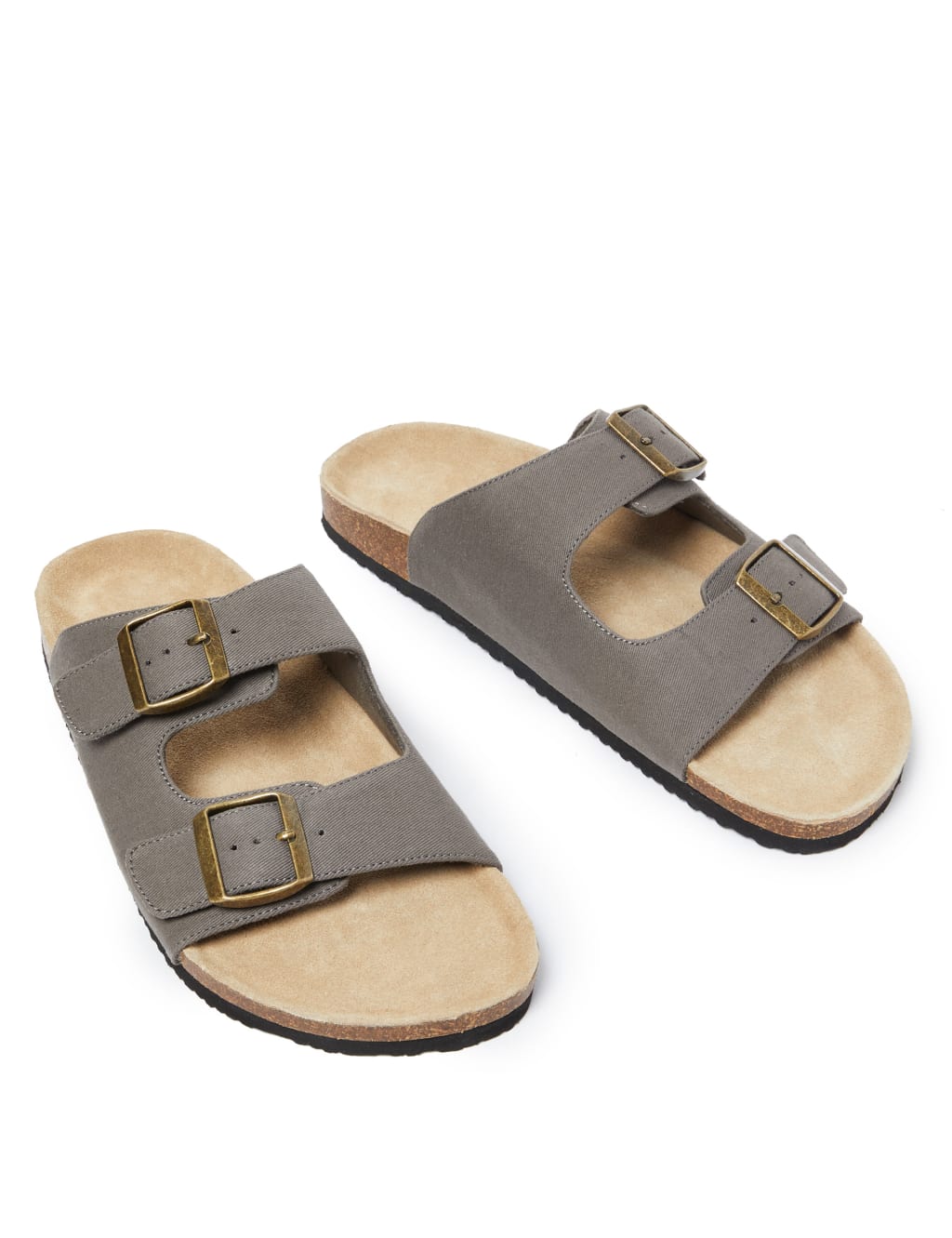 Canvas Double Buckle Sandals 3 of 5