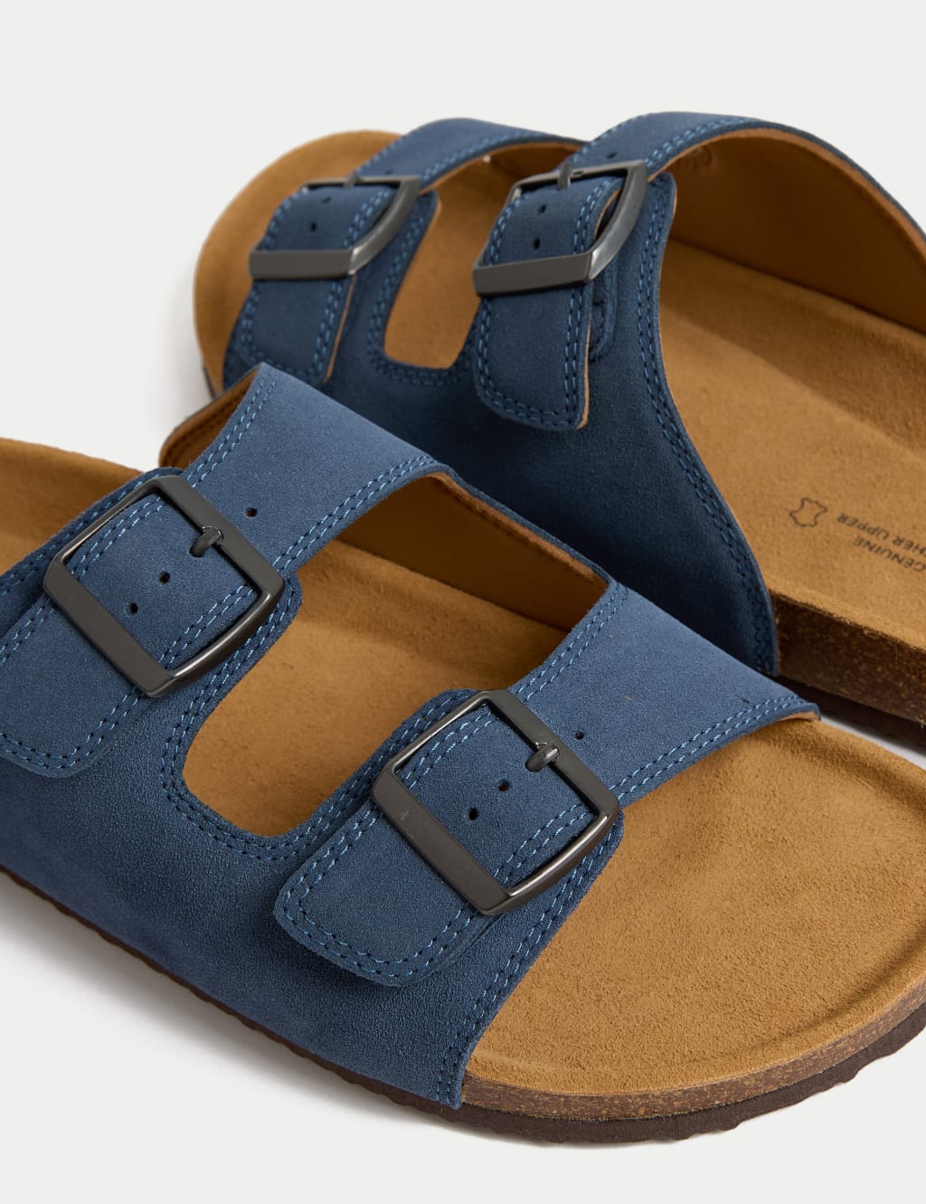 Suede Slip-On Corkbed Sandals 3 of 4