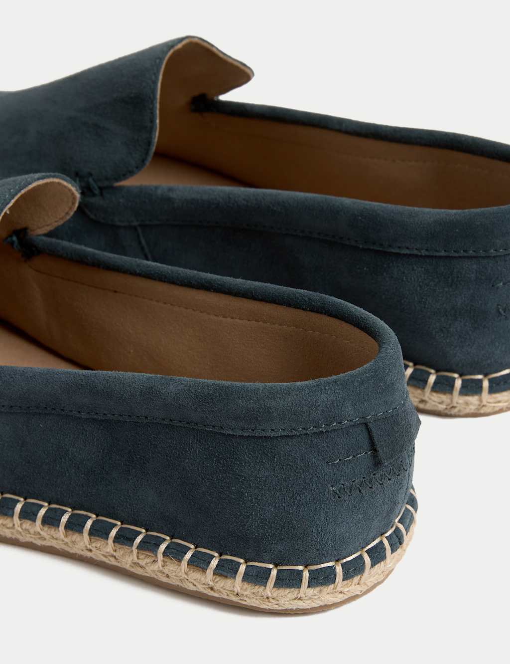 Suede Slip-On Espadrille Loafers 3 of 4