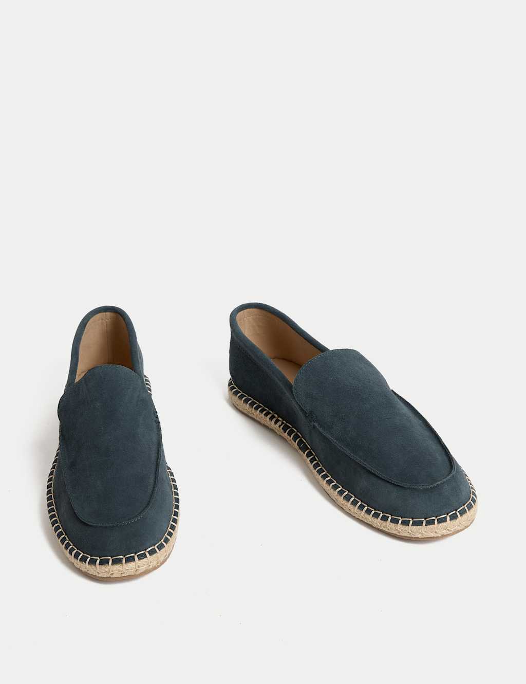 Suede Slip-On Espadrille Loafers 2 of 4