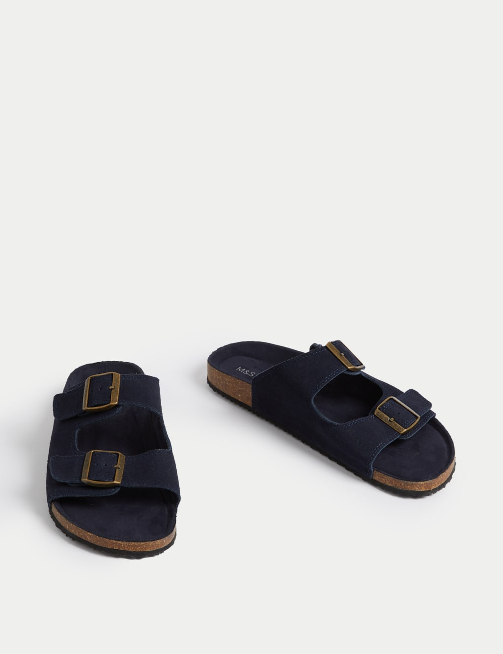 M&s navy blue sandals hot sale