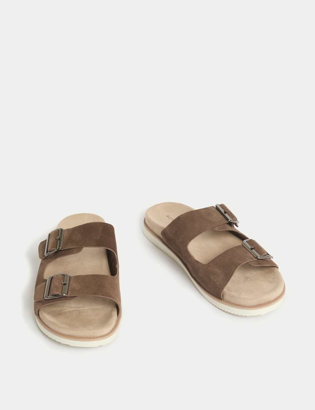 Suede Slip-On Sandals 2 of 4