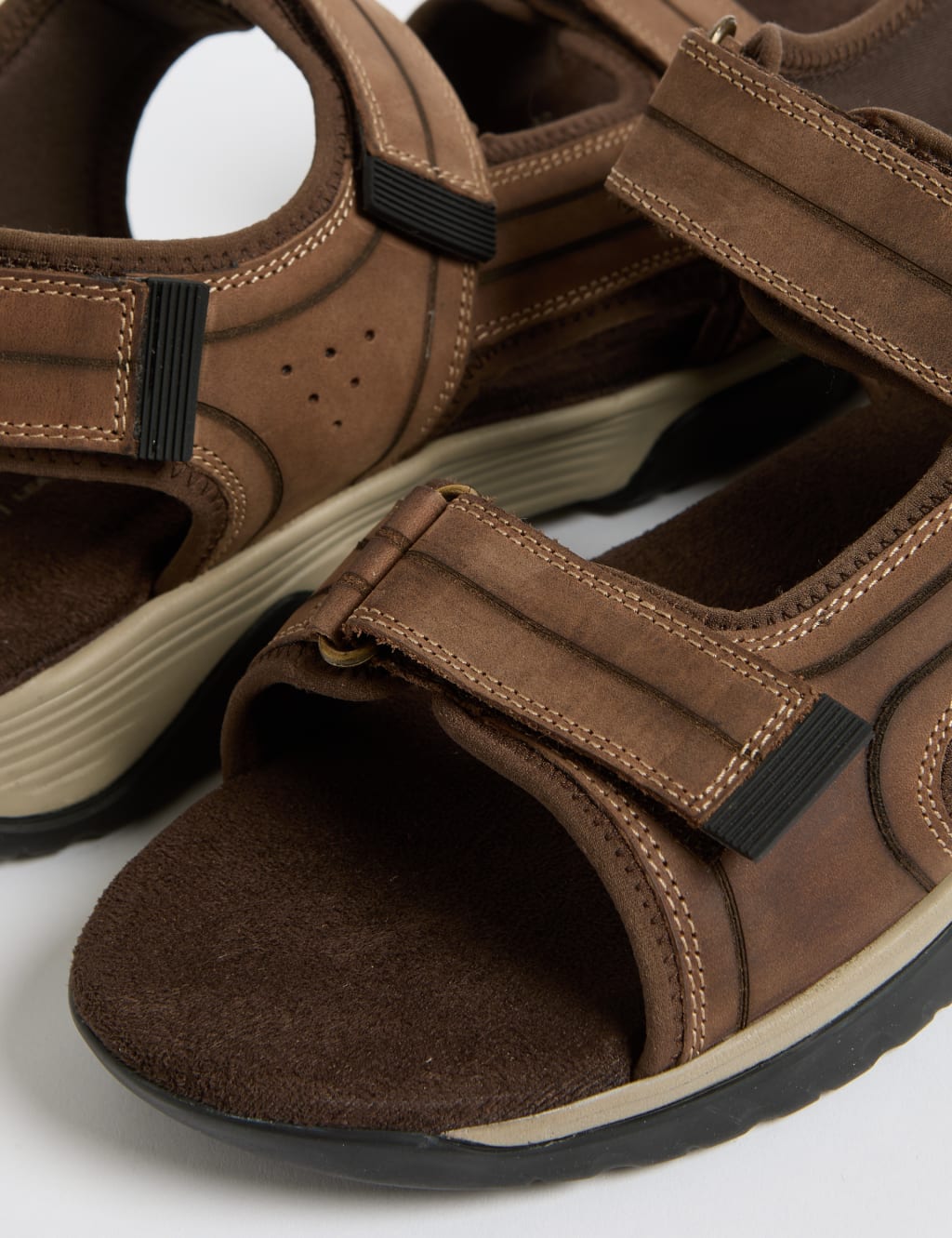 Nubuck Two Strap Sandals 3 of 4