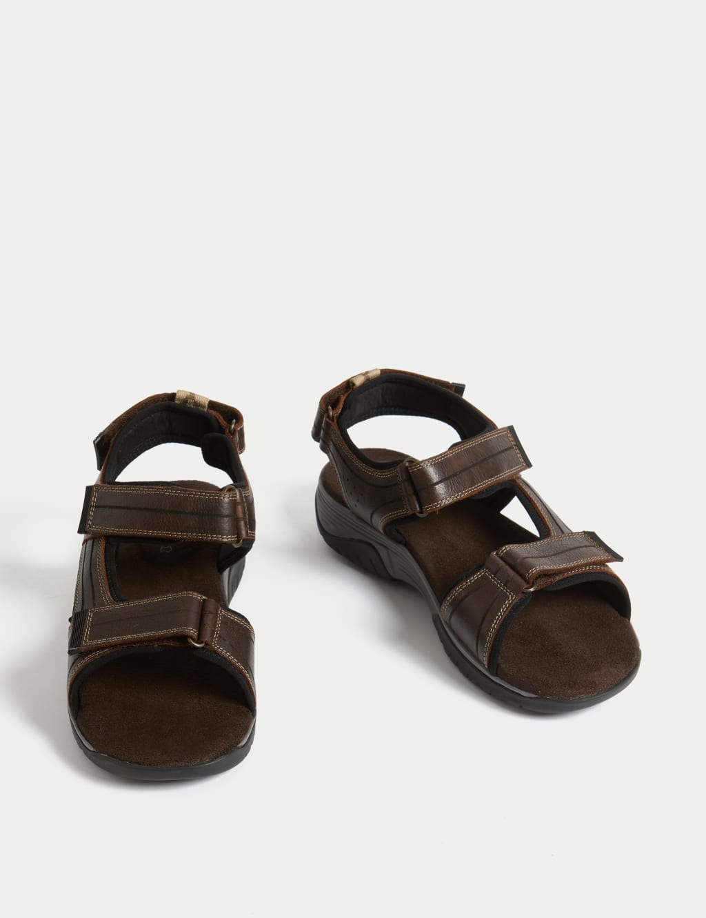 Leather Riptape Sandals 2 of 4