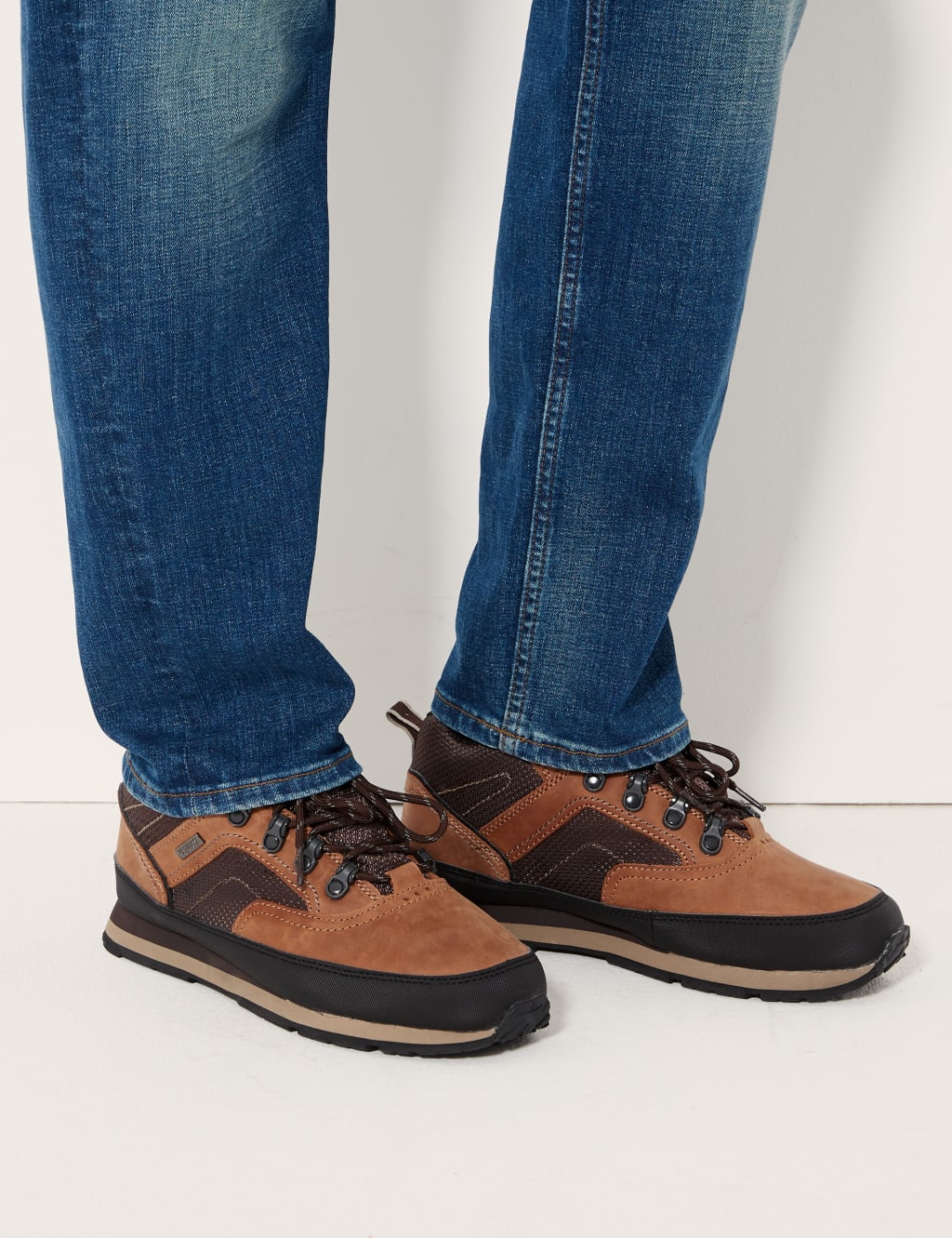 Leather Lace-up Walking Boots 1 of 6