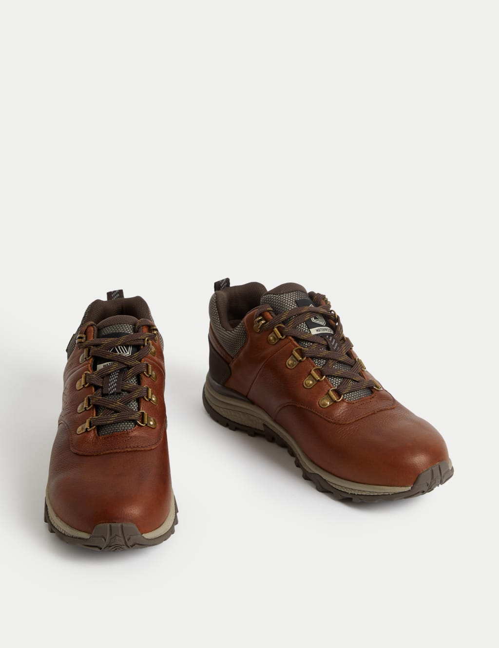 Leather Waterproof Walking Shoes M S Collection M S