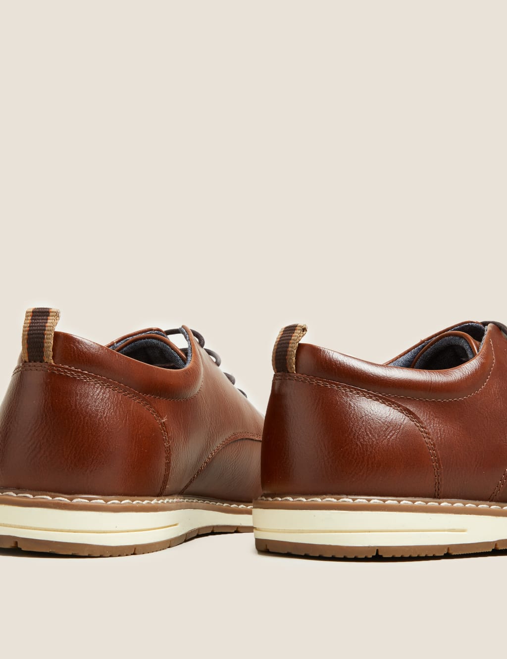White Sole Derby Shoes 3 of 4