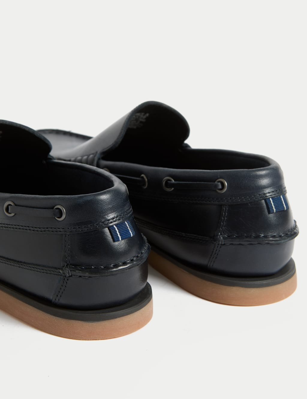 Leather Slip-On Boat Shoes 3 of 4