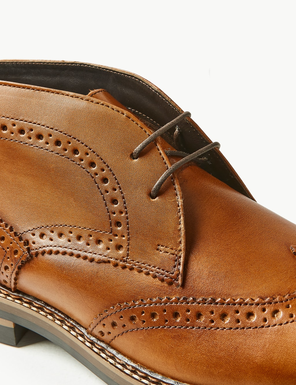 Leather Lace-up Chukka Boots 5 of 6