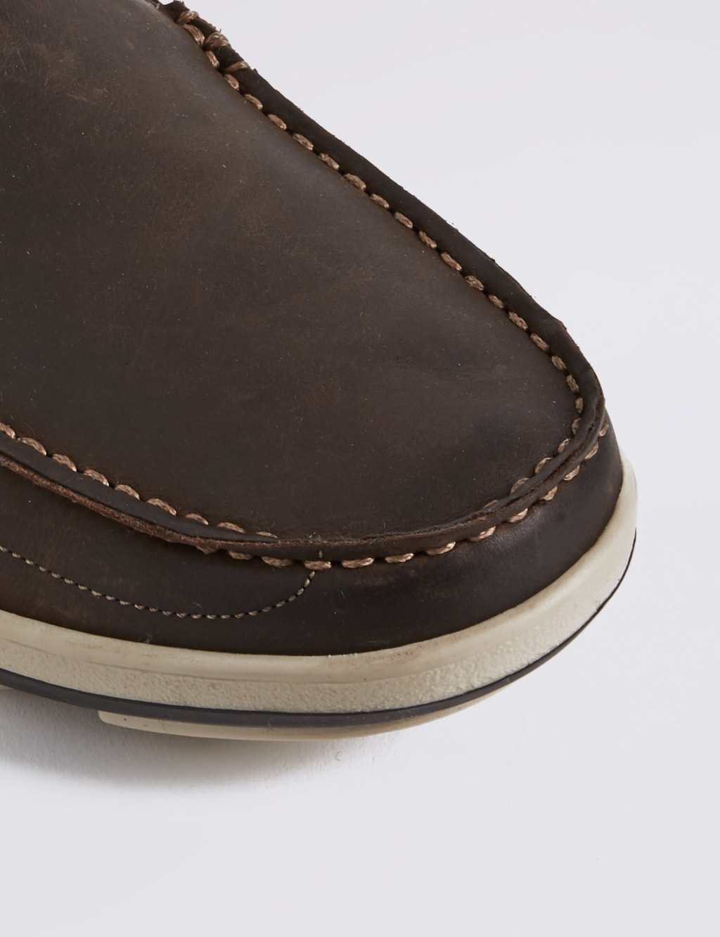 Leather Waxy Slip-on Shoes with Airflex™ 6 of 6