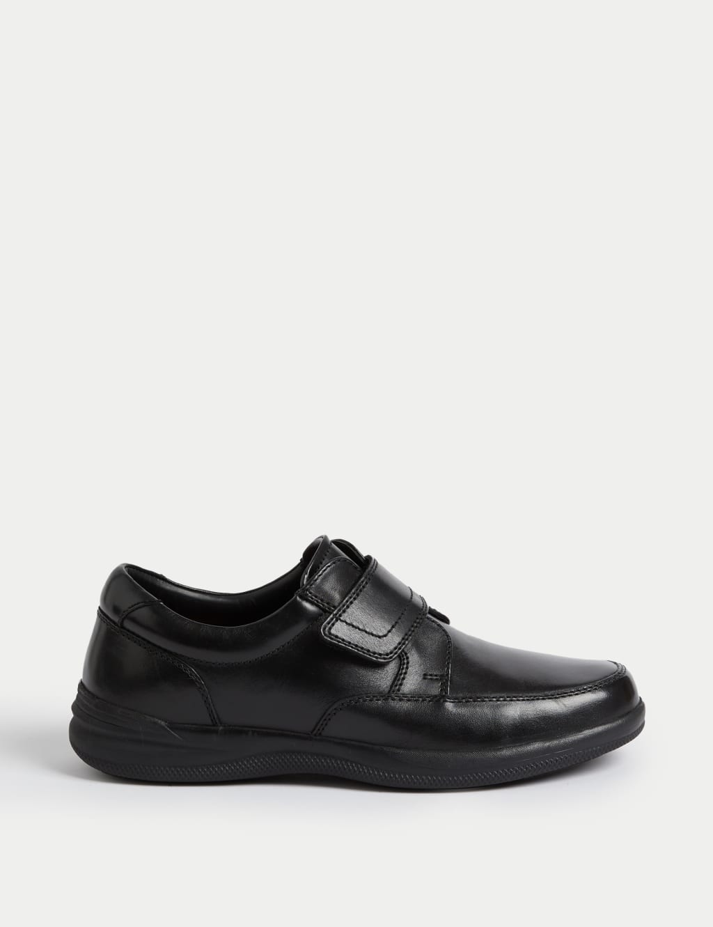 Wide Fit Airflex Leather Riptape Shoes M S Collection M S