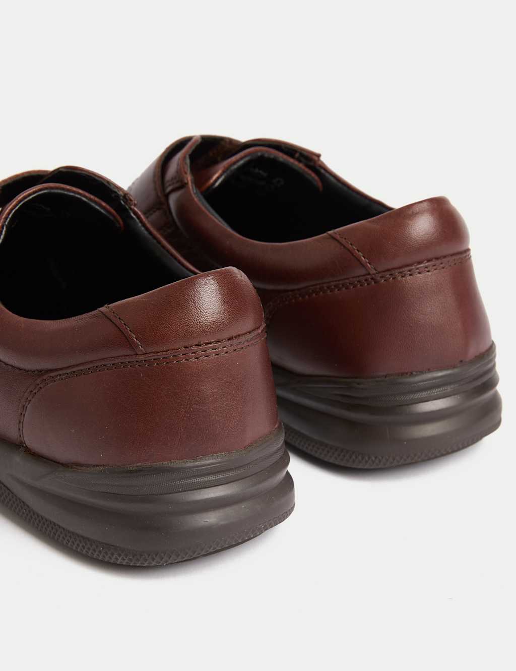 Wide Fit Leather Riptape Shoes 3 of 4