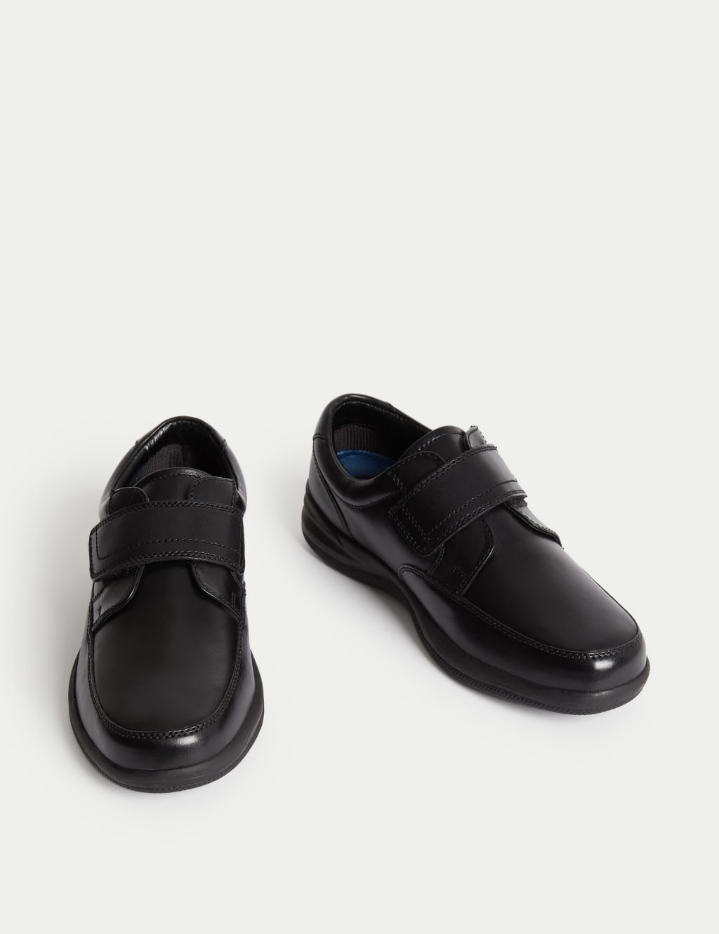 Wide Fit Leather Riptape Shoes 2 of 4