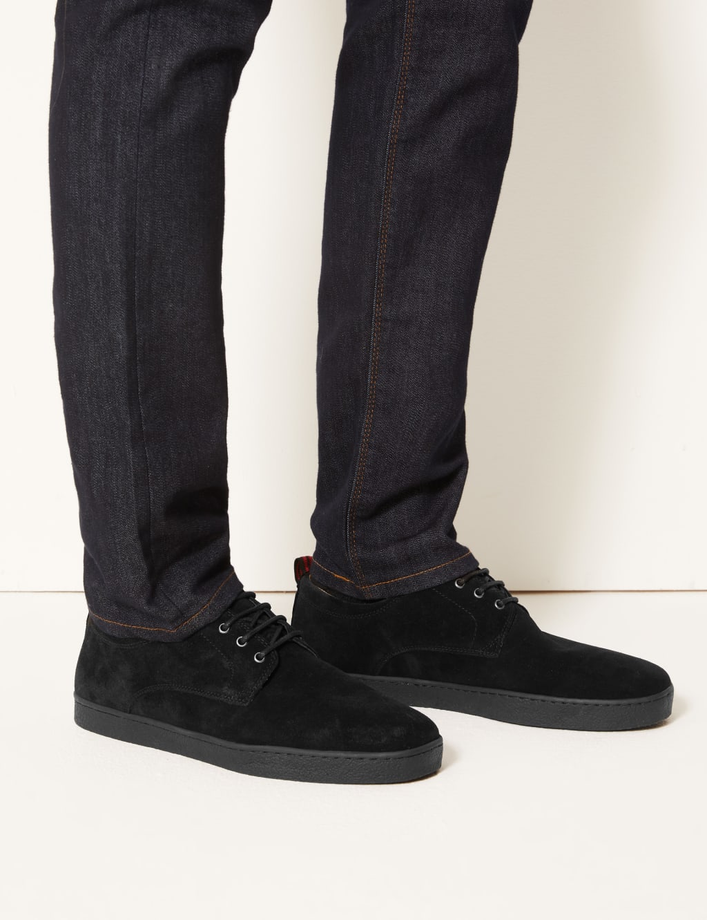 Suede Lace-up Pump Shoes 1 of 5