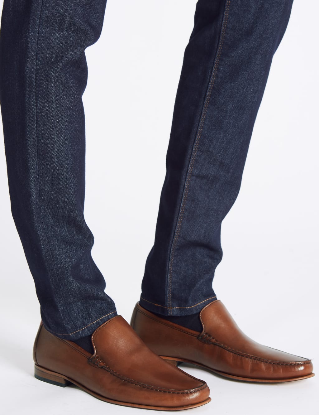 Leather Slip-on Loafers 1 of 6