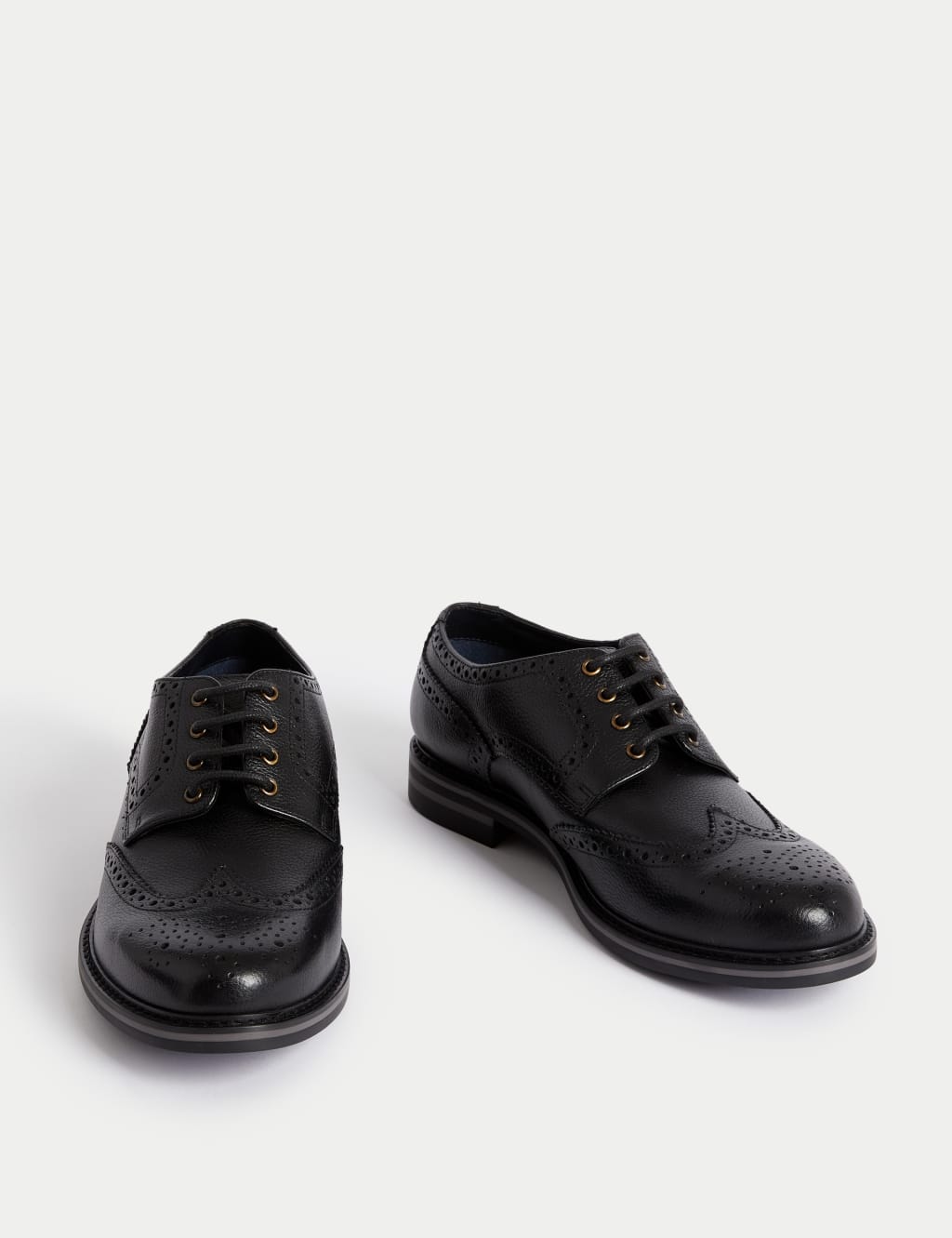 Wide Fit Leather Brogues M S Collection M S