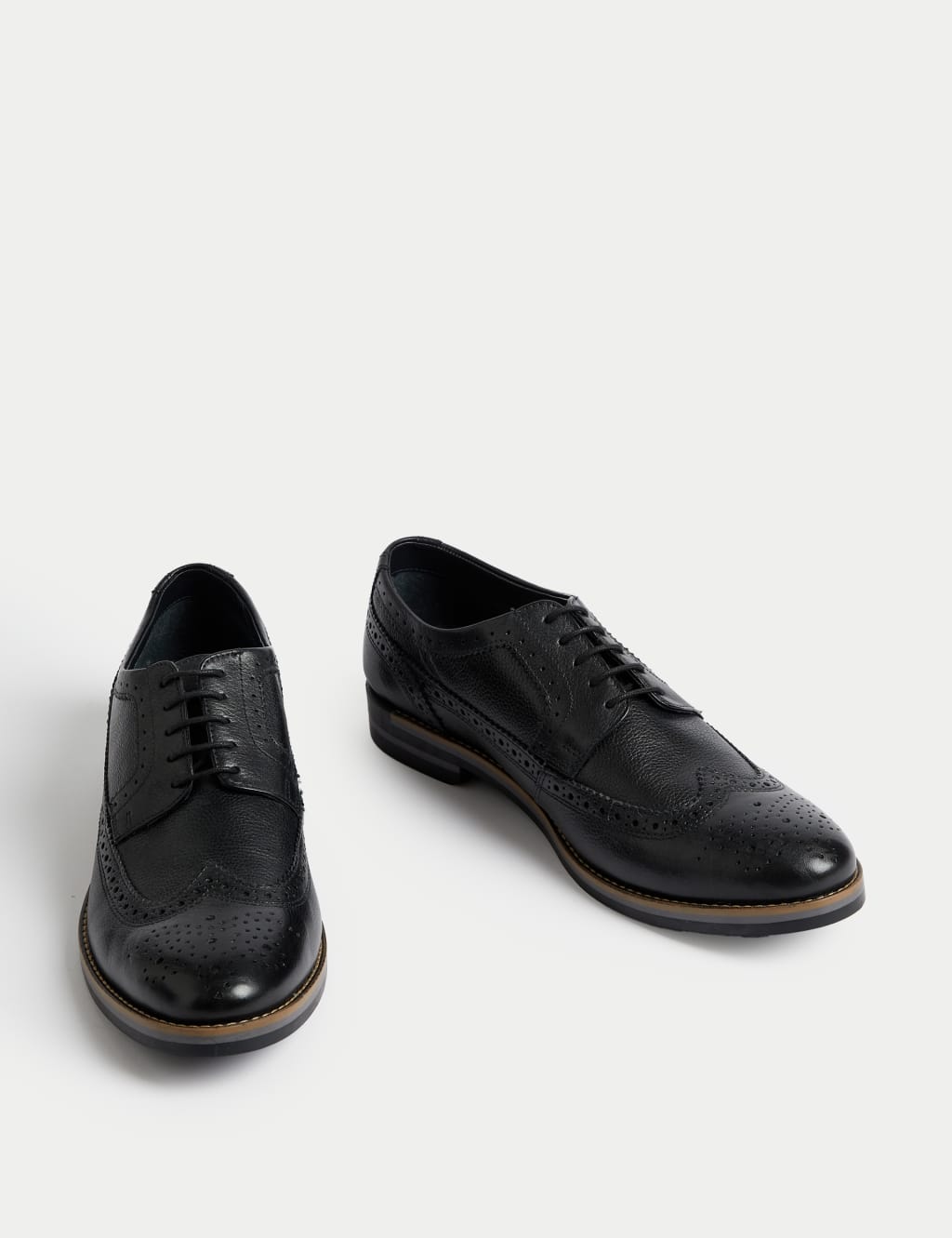Leather Trisole Brogues M S Collection M S