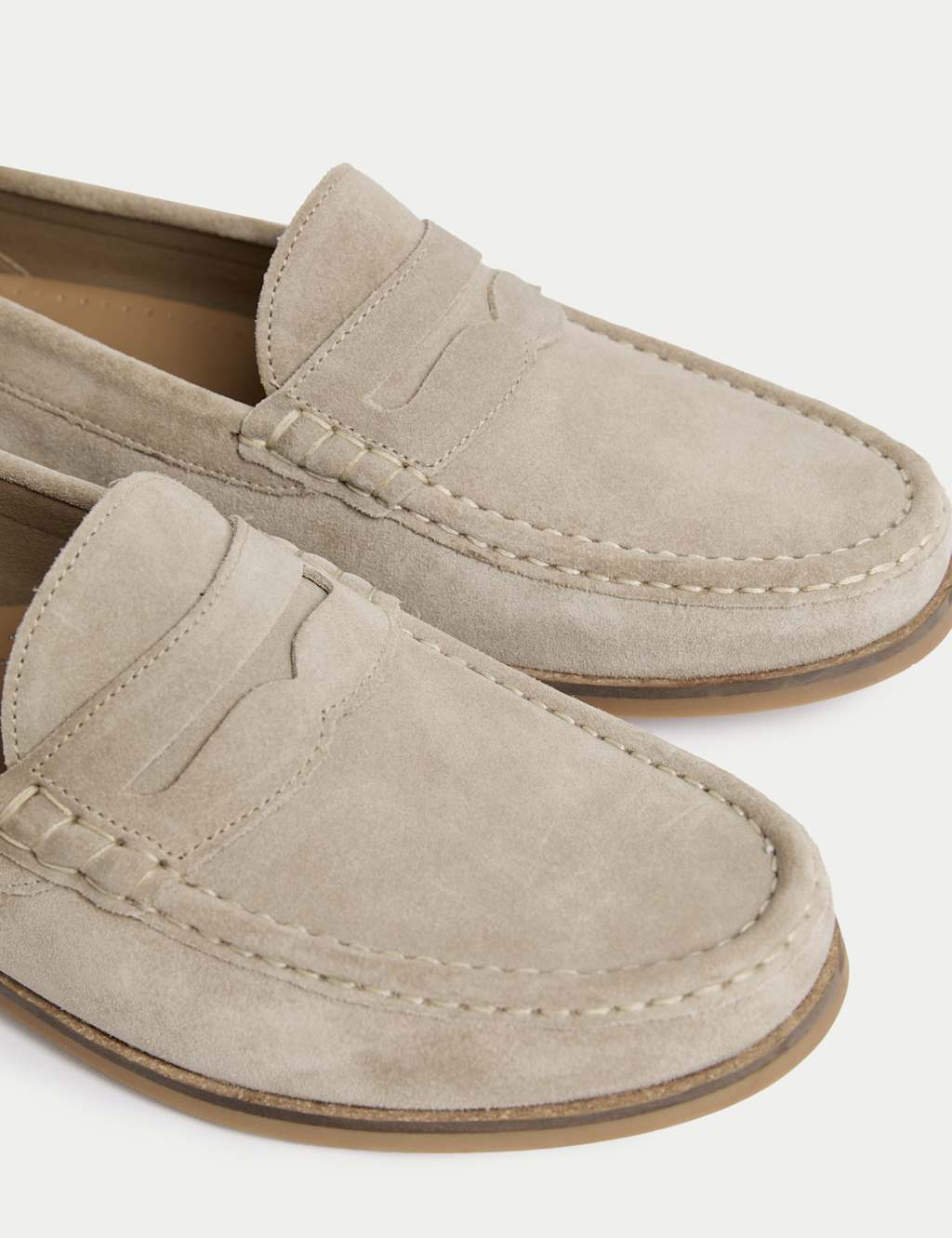 Suede Penny Loafers 3 of 4