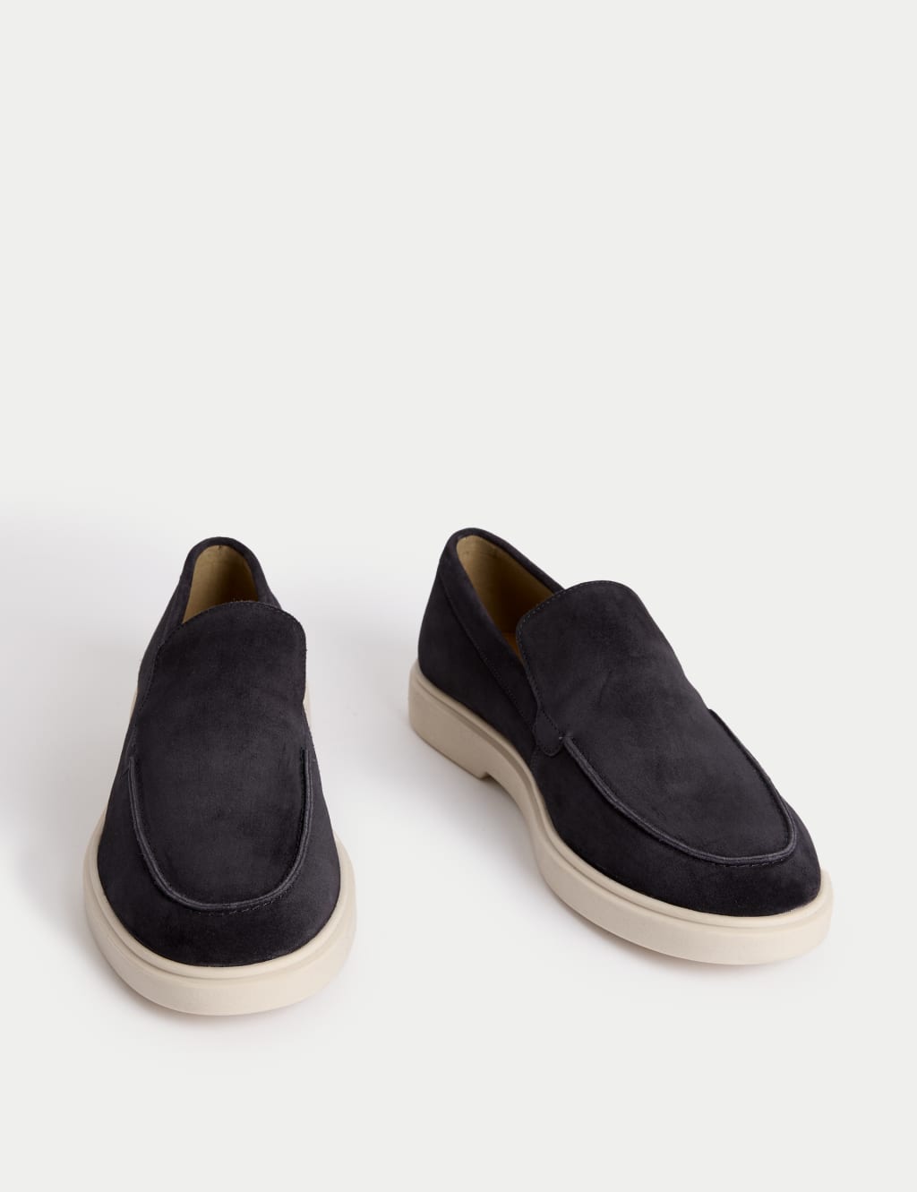 Suede White Sole Loafers 2 of 4