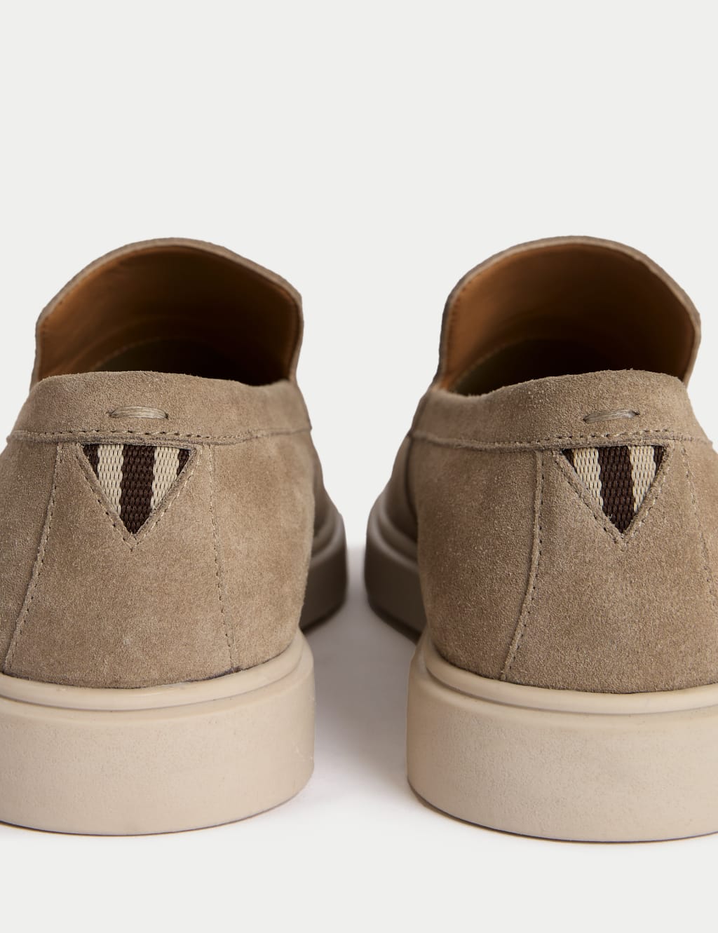 Suede White Sole Loafers 3 of 4