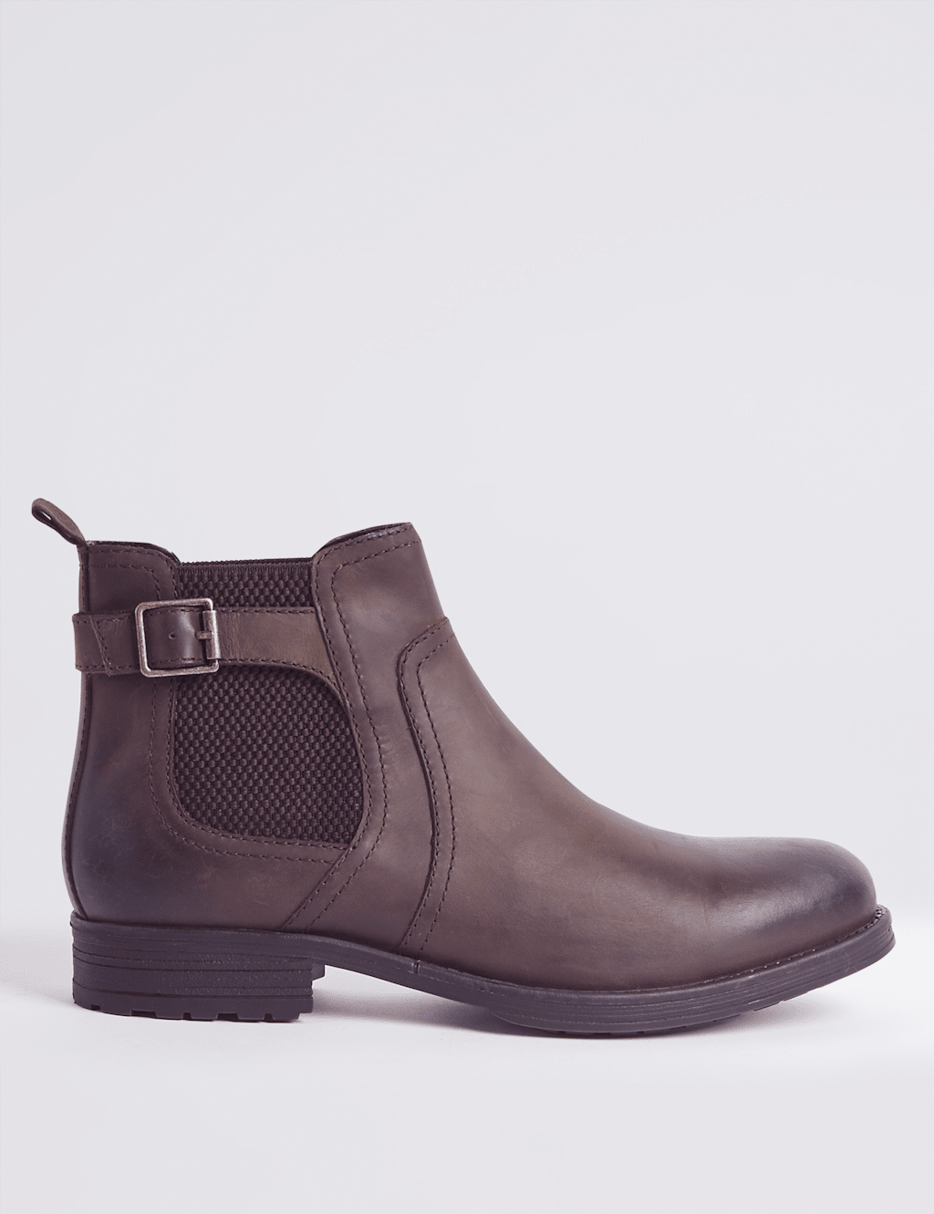 Leather Buckle Chelsea Boots 2 of 6