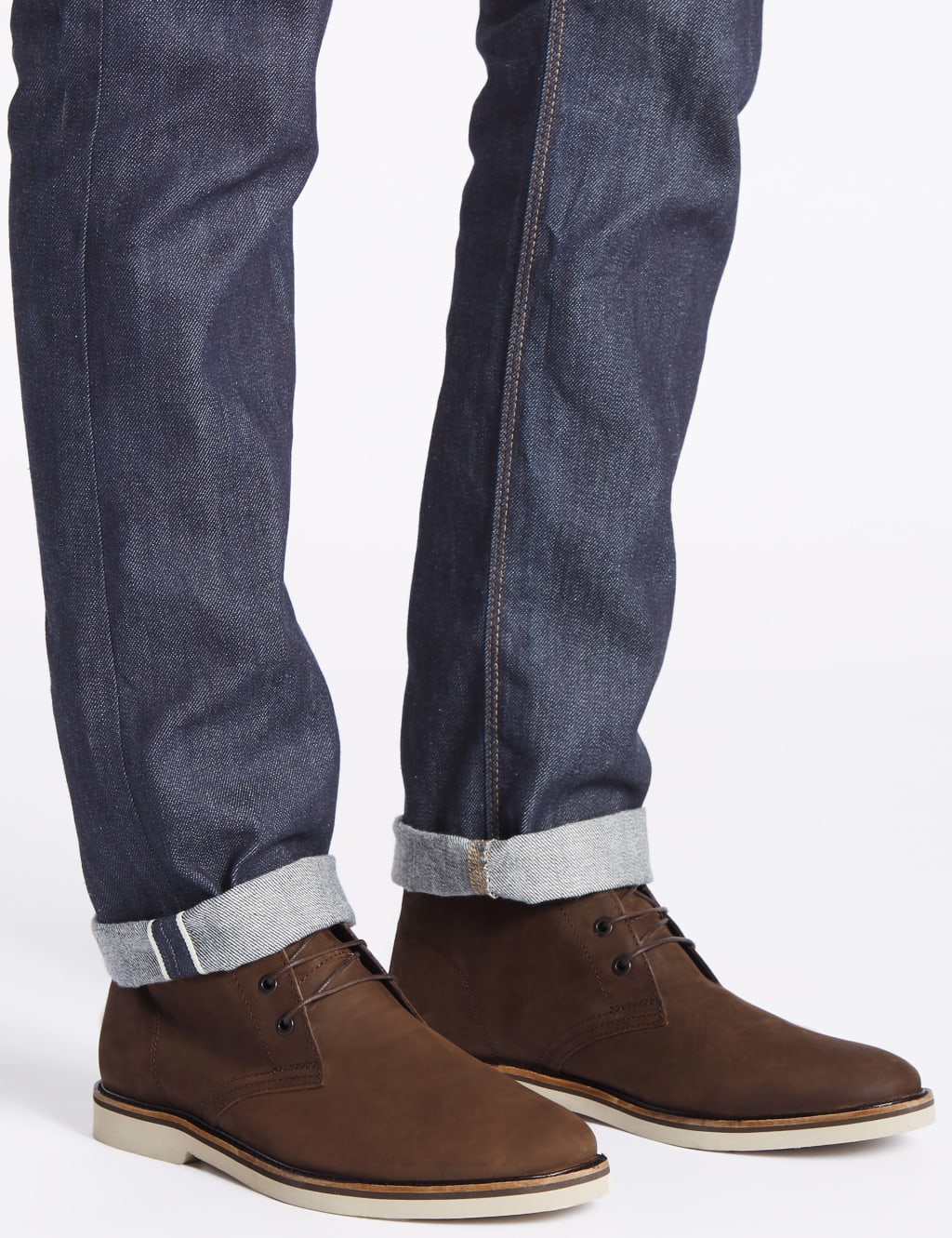 Lace up Chukka Boots M S Collection M S