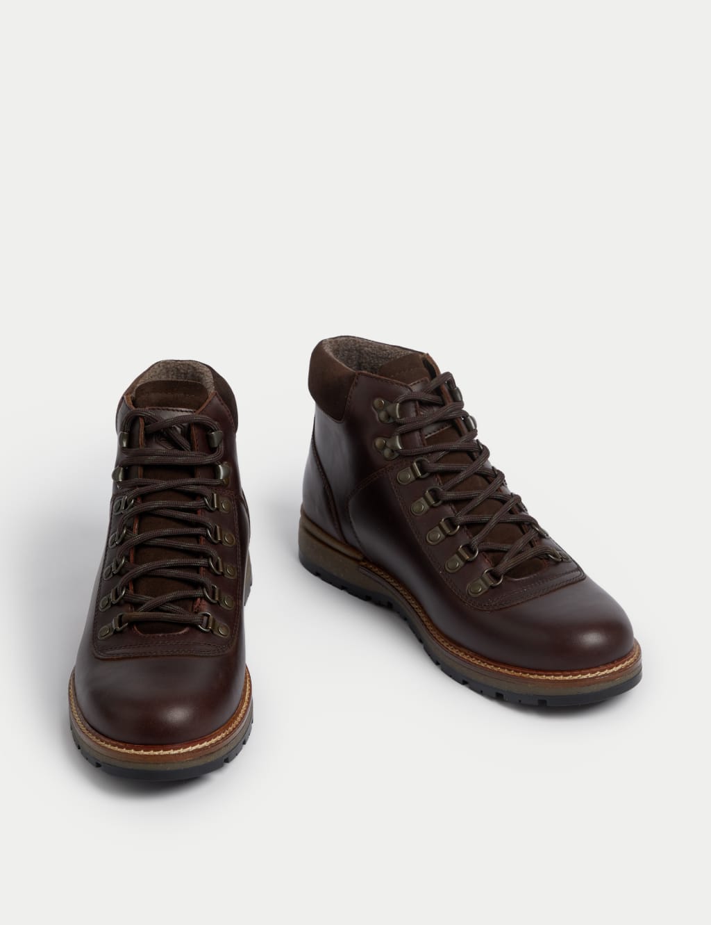Leather Waterproof Walking Boots
