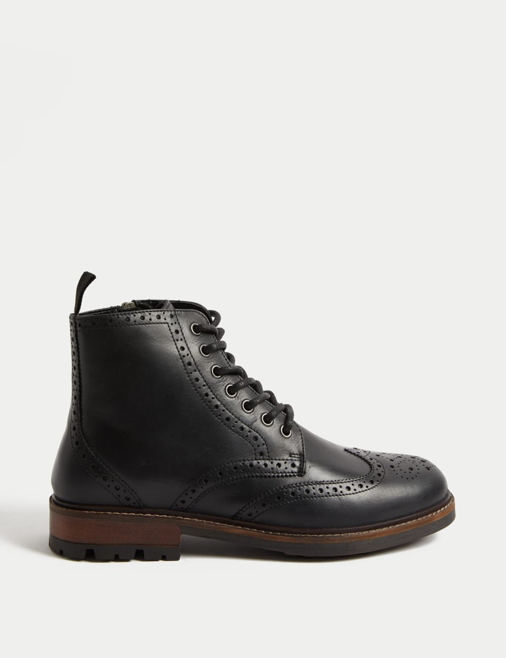 M&s leather boots discount