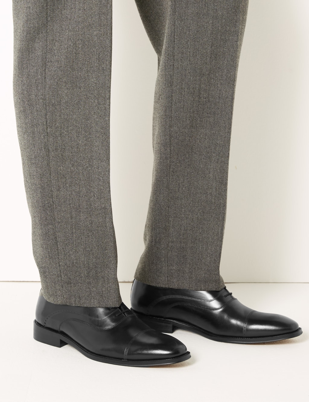 Leather Lace-up Oxford Shoes 1 of 6