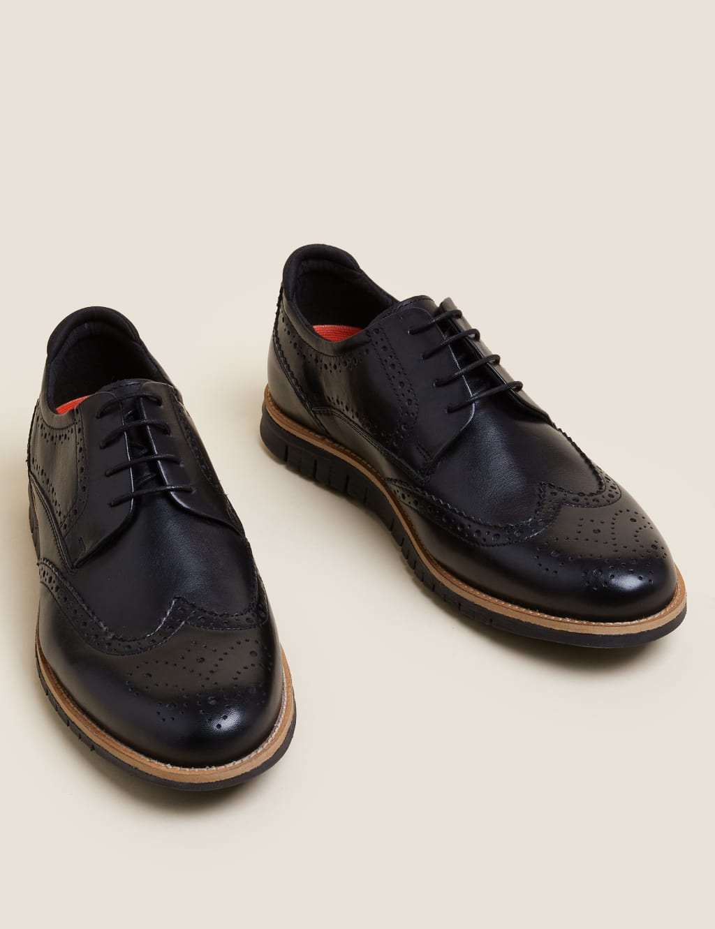 Leather Sports Sole Brogues