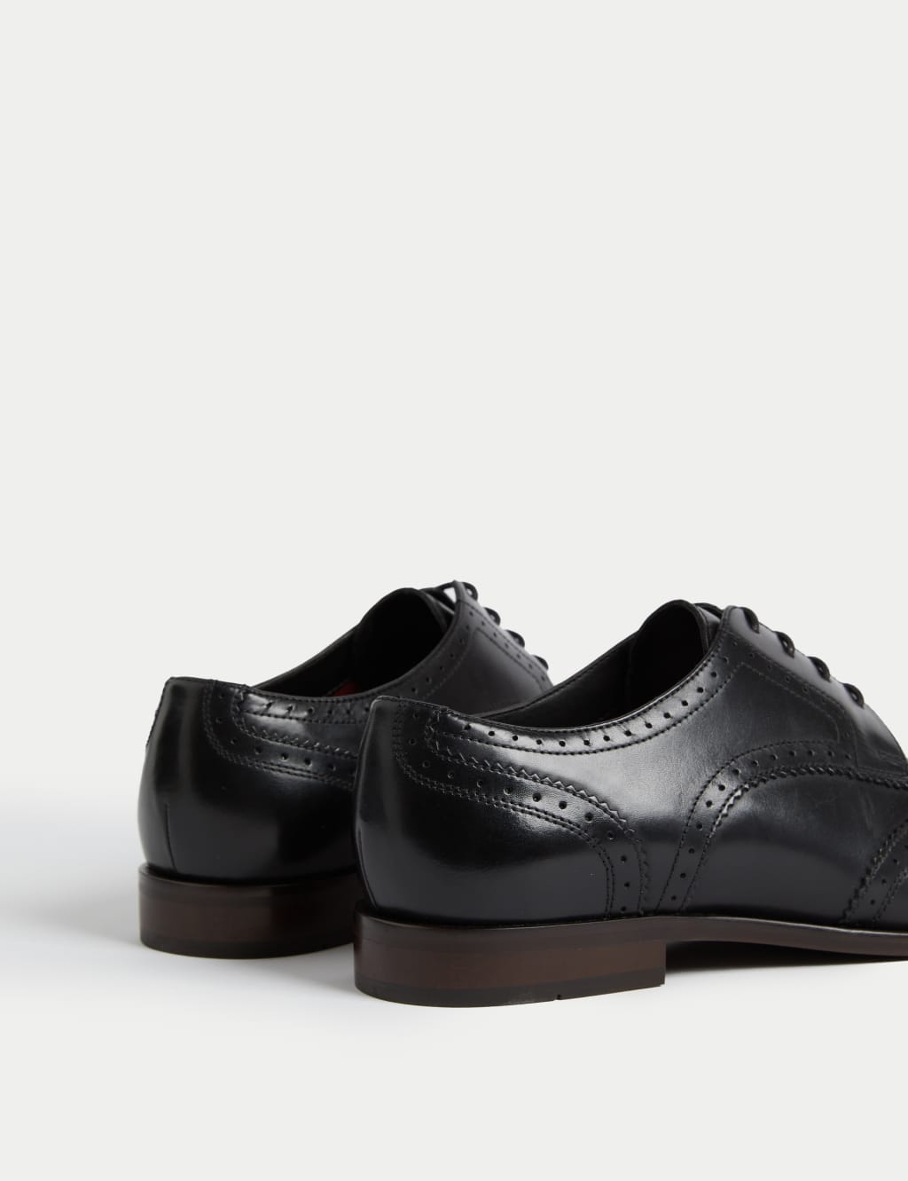 Wide fit black brogues cheap